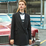 Vero Moda New Ins Style Women's H-shaped Lapel Double-breasted Suit Jacket - shop.livefree.co.uk