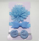 3Pcs Baby Elastic flower headband - shop.livefree.co.uk