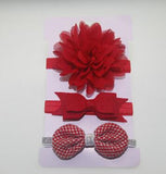 3Pcs Baby Elastic flower headband - shop.livefree.co.uk