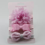 3Pcs Baby Elastic flower headband - shop.livefree.co.uk