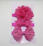 3Pcs Baby Elastic flower headband - shop.livefree.co.uk