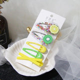 6 Pcs Sets Cute Fruit Bb Clips Hairpins Girls - shop.livefree.co.uk