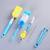 7Pcs/set Bottle Sponge Cleaning Brush Tools Straw Brush Set - shop.livefree.co.uk