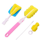 7Pcs/set Bottle Sponge Cleaning Brush Tools Straw Brush Set - shop.livefree.co.uk