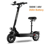 FLJ Electric Scooter for Adult with Foldable Seat - shop.livefree.co.uk