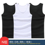 Hot Sale 3pcs / 100% Cotton Mens Sleeveless - shop.livefree.co.uk