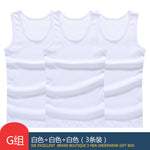 Hot Sale 3pcs / 100% Cotton Mens Sleeveless - shop.livefree.co.uk