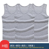 Hot Sale 3pcs / 100% Cotton Mens Sleeveless - shop.livefree.co.uk