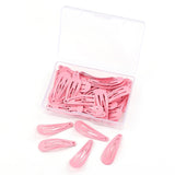 50 Pcs Mix-Color 3cm Baby Girls Snap Hair Clips No Slip Metal Hair Barrettes Hair Pins Kids Hair Accessorie - shop.livefree.co.uk