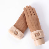 Cahsmere Driving Gloves with Touch-Screen Tips - shop.livefree.co.uk