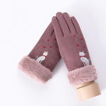 Cahsmere Driving Gloves with Touch-Screen Tips - shop.livefree.co.uk