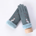 Cahsmere Driving Gloves with Touch-Screen Tips - shop.livefree.co.uk