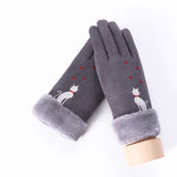 Cahsmere Driving Gloves with Touch-Screen Tips - shop.livefree.co.uk