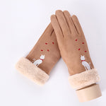 Cahsmere Driving Gloves with Touch-Screen Tips - shop.livefree.co.uk