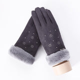 Cahsmere Driving Gloves with Touch-Screen Tips - shop.livefree.co.uk