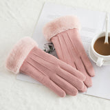 Cahsmere Driving Gloves with Touch-Screen Tips - shop.livefree.co.uk