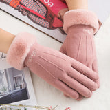 Cahsmere Driving Gloves with Touch-Screen Tips - shop.livefree.co.uk