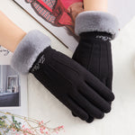 Cahsmere Driving Gloves with Touch-Screen Tips - shop.livefree.co.uk