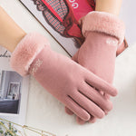 Cahsmere Driving Gloves with Touch-Screen Tips - shop.livefree.co.uk