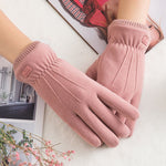 Cahsmere Driving Gloves with Touch-Screen Tips - shop.livefree.co.uk