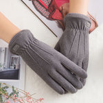 Cahsmere Driving Gloves with Touch-Screen Tips - shop.livefree.co.uk