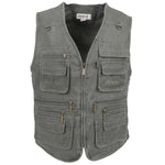 Big Size Fishing Vest Male With Many Pockets Men Sleeveless Jacket Blue Waistcoat Work Vests Outdoors Vest Plus Large Size 10XL - shop.livefree.co.uk