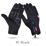 Winter Warm Ski Mens Gloves Women Cycling Touch Screen Waterproof Splash-proof Windproof Fashion Black Gloves Ladies Non-Slip - shop.livefree.co.uk