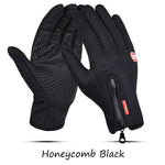 Winter Warm Ski Mens Gloves Women Cycling Touch Screen Waterproof Splash-proof Windproof Fashion Black Gloves Ladies Non-Slip - shop.livefree.co.uk