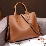 Sales Promotion!Casual Women Genuine Leather Bag Big Women Shoulder Bags Luxury Messenger Bags handbag Female High Quality Tote - shop.livefree.co.uk