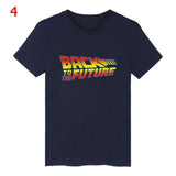 Back To The Future Tshirt Luminous T Shirt camiseta Summer Short Sleeve T Shirts back to future Tee Tops Streetwear T-shirts 4XL - shop.livefree.co.uk