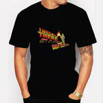 Back To The Future Tshirt Luminous T Shirt camiseta Summer Short Sleeve T Shirts back to future Tee Tops Streetwear T-shirts 4XL - shop.livefree.co.uk