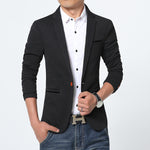 FGKKS New Arrival Luxury Men Blazer New Spring Fashion Brand Slim Fit Men Suit Terno Masculino Blazers Men - shop.livefree.co.uk