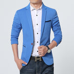 FGKKS New Arrival Luxury Men Blazer New Spring Fashion Brand Slim Fit Men Suit Terno Masculino Blazers Men - shop.livefree.co.uk