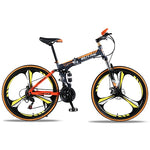 Wolf's Fang Folding Mountain bike with  21 speed & 26" inch Wheels - shop.livefree.co.uk