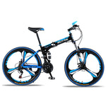 Wolf's Fang Folding Mountain bike with  21 speed & 26" inch Wheels - shop.livefree.co.uk