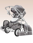 Normal ship! 3 in 1 baby strollers and sleeping basket newborn 2 in 1 baby stroller pram one parcel with car seat - shop.livefree.co.uk