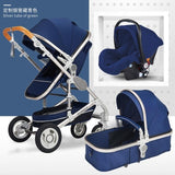 Normal ship! 3 in 1 baby strollers and sleeping basket newborn 2 in 1 baby stroller pram one parcel with car seat - shop.livefree.co.uk