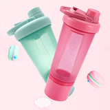 Woman Gym Whey Protein Powder Shaker Bottle Girl Sports Water Bottle Leak Proof Fitness Training Sport Nutrition Bottle BPA Free - shop.livefree.co.uk