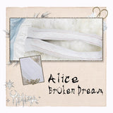 Alice's Broken Dream ~ Sweet White Lolita Tights Women's Summer Pantyhose - shop.livefree.co.uk