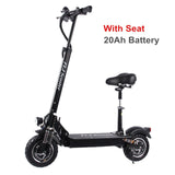 FLJ 2400W Adult Electric Scooter with seat foldable hoverboard fat tire electric kick scooter e scooter - shop.livefree.co.uk