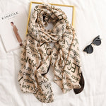 Luxury Brand 2021 Cotton Scarf Women Large Shawls Pashmina Hijab Foulard Echarpe Design Print Lady Beach Stole Head Scarves