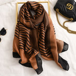 Luxury Brand 2021 Cotton Scarf Women Large Shawls Pashmina Hijab Foulard Echarpe Design Print Lady Beach Stole Head Scarves