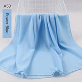 good stitching stitch plain high quality premium heavy Chiffon hijab scarf Malaysian Women's scarves hijabs long shawl shawls