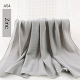 good stitching stitch plain high quality premium heavy Chiffon hijab scarf Malaysian Women's scarves hijabs long shawl shawls