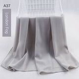 good stitching stitch plain high quality premium heavy Chiffon hijab scarf Malaysian Women's scarves hijabs long shawl shawls