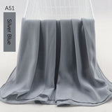 good stitching stitch plain high quality premium heavy Chiffon hijab scarf Malaysian Women's scarves hijabs long shawl shawls