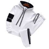 Winter Hoodie Sets Men Tracksuit Casual Hoodies Sweatshirt+Sweatpants 2 Piece Set Male Pullover Hoody Fashion Streetwear Clothes