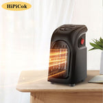 HiPiCok Fan Heater Electric Home Heaters Mini 220V Room Air Wall Handy Heater Ceramic Heating Warmer Fan for Home Office Camping