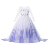 Frozen 1&amp;2 Anna Elsa Princess Dress For Girl Birthday Party Tulle Prom Gown Kids Christmas Cosplay Snow Queen Coronation Costume