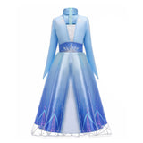 Frozen 1&amp;2 Anna Elsa Princess Dress For Girl Birthday Party Tulle Prom Gown Kids Christmas Cosplay Snow Queen Coronation Costume